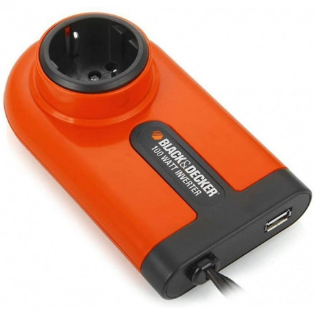 Black + Decker BDPC100A-QS Voltage Converter 100W 12V kuni 240V pistikuadapteriga
