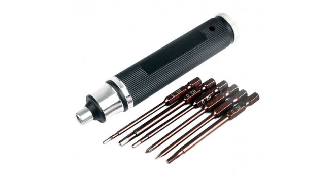 6 in 1 Screwdrivers set included