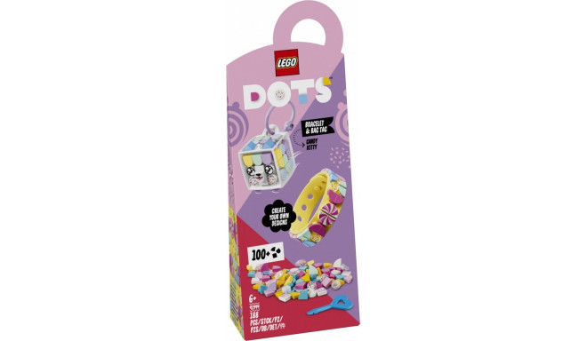 Bricks DOTS 41944 Candy Kitty Bracelet & Bag Tag
