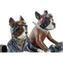 Decorative Figure DKD Home Decor Resin Dog (2 pcs) (27 x 10 x 24 cm)