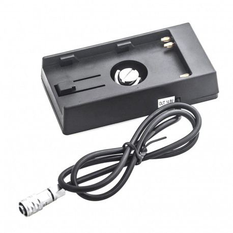 Caruba BMPCC 4K power supply cable with U60 battery adapter (Straight cable)
