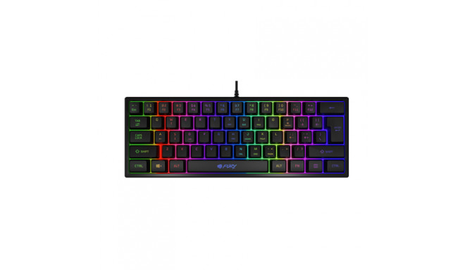 Fury Tiger Gaming keyboard, RGB LED light, US