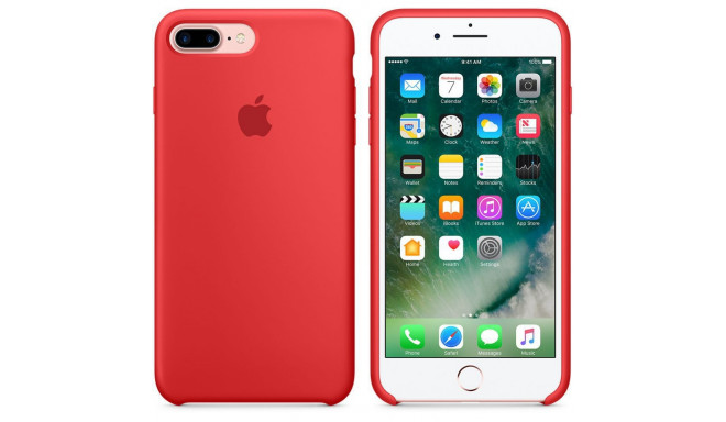 Apple iPhone 7 Plus Leather Case Red MMYK2ZM/A