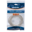 Intellinet Network Patch Cable, Cat6, 0.5m, Grey, CCA, U/UTP, PVC, RJ45, Gold Plated Contacts, Snagl