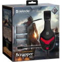 Defender Scrapper 500 Headset Wired Head-band Gaming Black, Red
