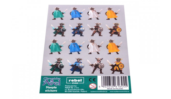 Addition Chronicles of Avel Castle: Meeple Stickers