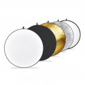 Caruba reflektorite komplekt 5in1 Gold/Silver/Black/White/Translucent 56cm