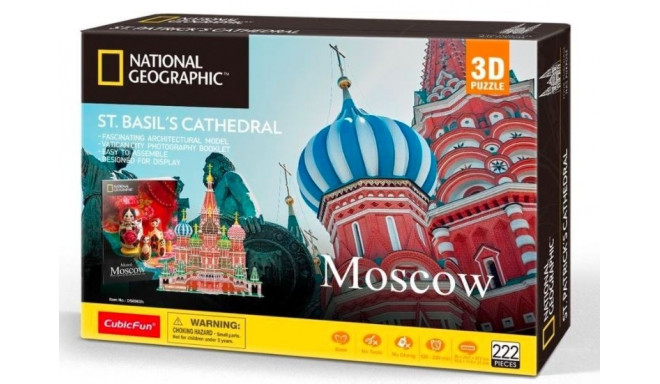 Puzzle 3D National Geographic Sobór Św. Bazyla 222 elementów