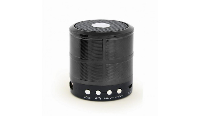 Portable Speaker|GEMBIRD|Black|Portable/Wireless|1xMicro-USB|1xStereo jack 3.5mm|1xMicroSD Card Slot
