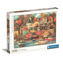 Puzzle 1500 elements High Quality, Good Times Harbor
