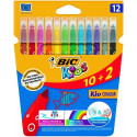 Bic Spalvoti flomasteriai Kids Couleur 12 spalvų rinkinys 103226