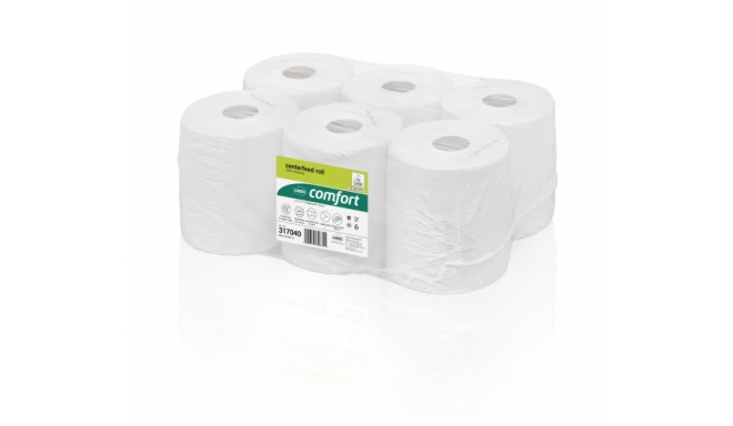 WEPA Centre Feed Rolls for Feed point system RPMB1300,1-Ply, 300m, recycled tissue, (6pc