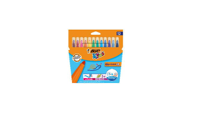 BIC Felt pens KID Couleur XL CBW 12 colours