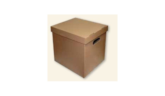 Archive box SMLT, 360x290x350mm, brown, ecological, removable cover