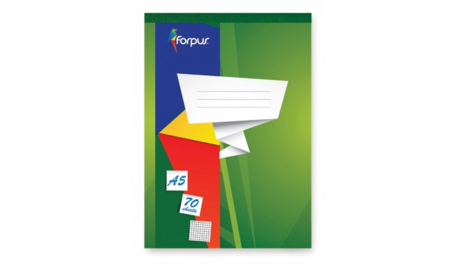 Notebook, removable pages, Forpus, A5/70, Squared  0723-002