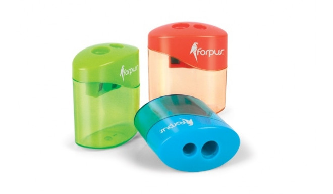 Forpus sharpener with box, 2 holes 1226-007