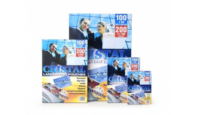 Laminating pouches 216x303 mm, 125 Micron A4 (100 pcs.)