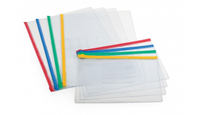 Folder Forpus, A4, with various zipper, transparent 0819-001