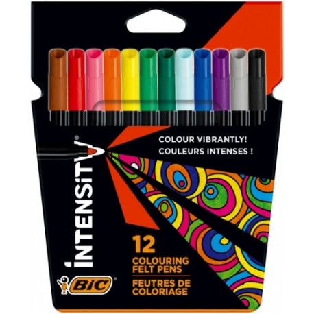 BIC Intensity Up Felt pens box of 12 pcs. 978004