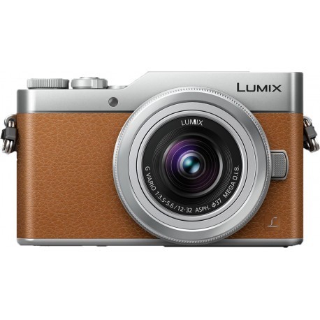 Panasonic Lumix DC-GX800 + 12-32мм Kit, коричневый