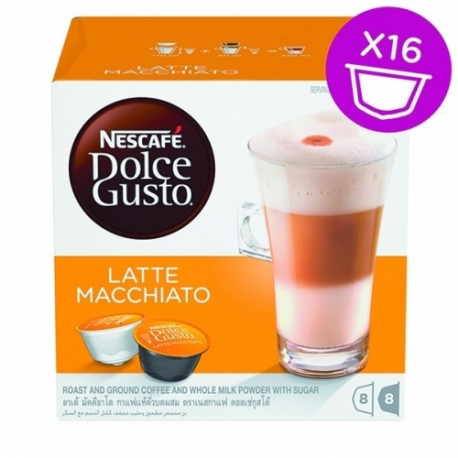 NESCAFE Dolce Gusto Latte Macchiato 16Cap