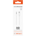 Vivanco кабель USB-C-3,5 мм 1m62533