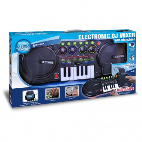 BONTEMPI dj mixer with microphone, 18 1000