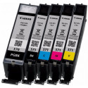 Canon ink PGI-570/CLI-571 PGBK/C/M/Y/BK 5pcs, black/color
