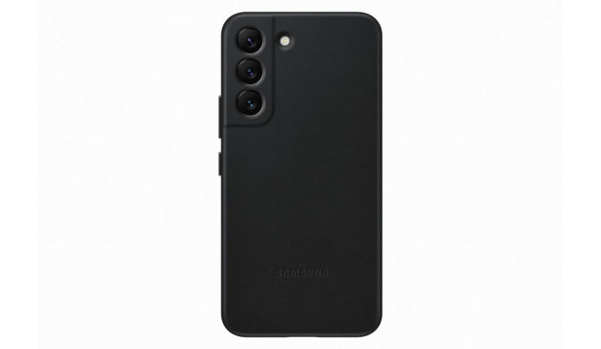 Samsung Galaxy S22 Leather Cover Black