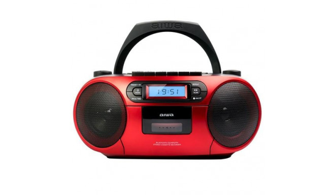 Aiwa BBTC-550RD Portable CD player Black, Red