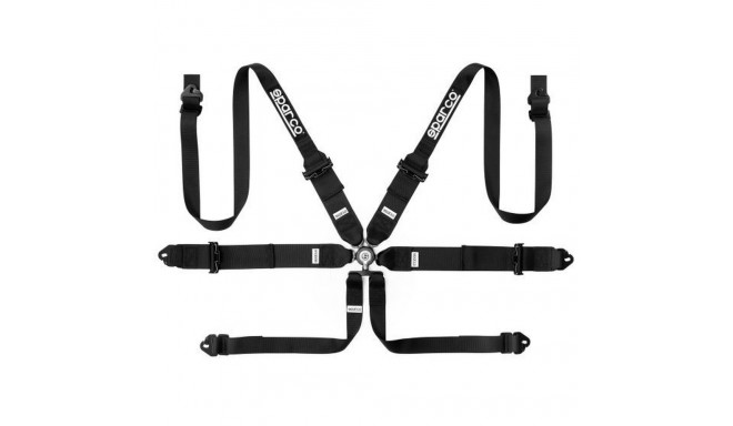 Harness with 6 fastening points Sparco Black