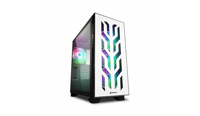 ATX Semi-tower Korpus Sharkoon CA300T LED RGB Valge
