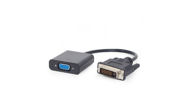 Gembird I/O adapter DVI - VGA, black (A-DVID-VGAF-01)