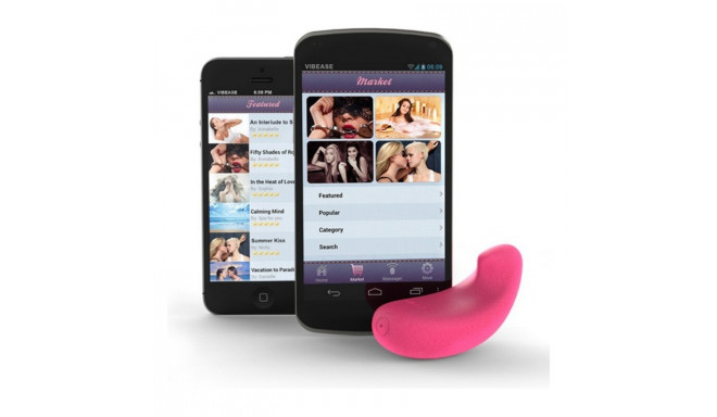 iPhone & Android Vibrator Version Pink Vibease Bluetooth 4.0