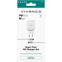 Vivanco laadija USB-C - USB-C 45W 1m (62400)