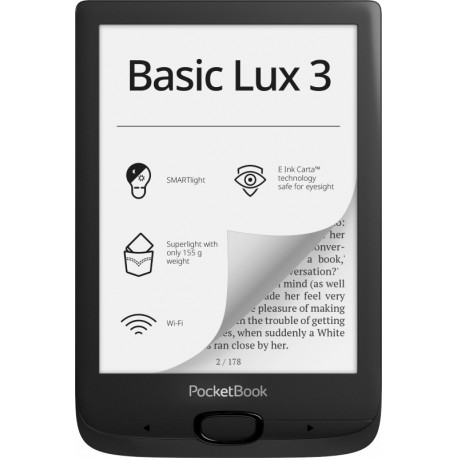 PocketBook Basic Lux 3 6", black
