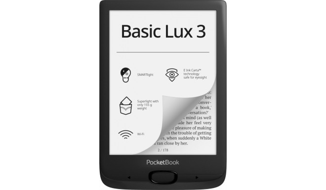 PocketBook Basic Lux 3 6" 8GB, black