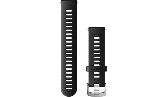 Garmin kellarihm Quick Release 20mm Forerunner 55, must