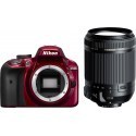 Nikon D3400 + Tamron 18-200mm VC, red