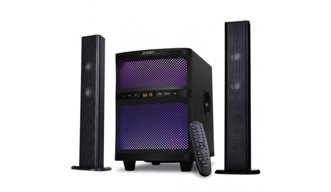 F&D T-200X 2.1 TV Speakers, 70W RMS (17.5Wx2+35W), 2x2'' Satellites (soundbar design) + 8'' Subwoofe