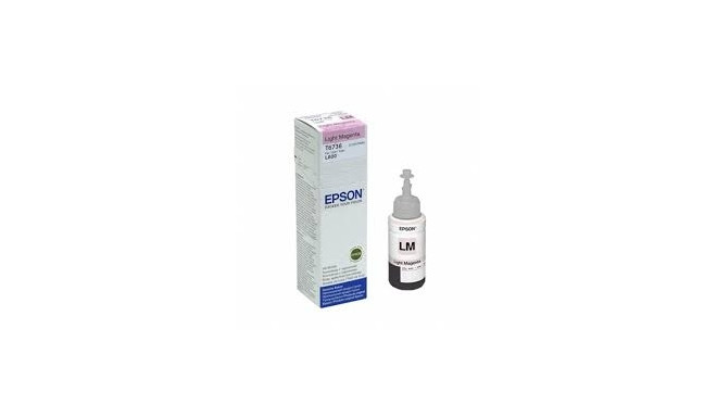 Epson T6736 (C13T67364A) Ink Refill Bottle, Light Magenta