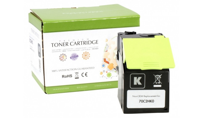Compatible Static-Control Lexmark 702HK (70C2HK0) Black, 4000 p.