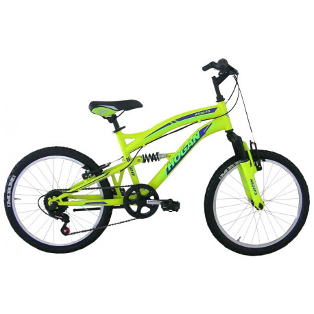 BICYCLE 20" FULL SUSPENSION/MTB YELLOW 8001446078464 HOGAN
