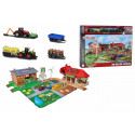 Figures set Creatix Big farm + 5 vehicles