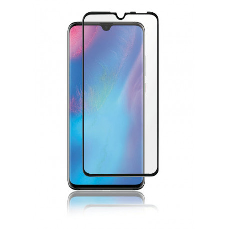 Fusion Full Glue 5D Tempered Glass Full Coveraged with Frame Huawei P30 Lite Black