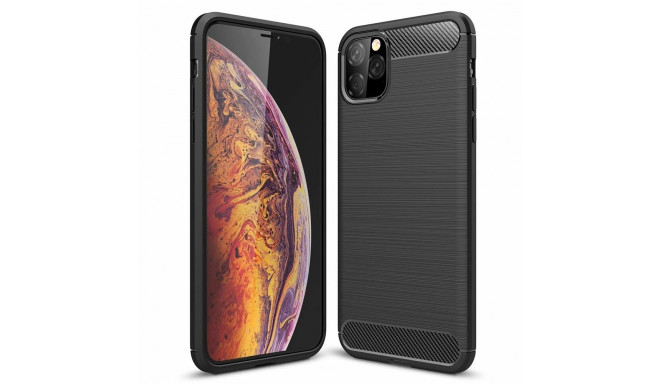 Fusion Trust Back Case silikoonist ümbris Apple iPhone 11 Pro mustale