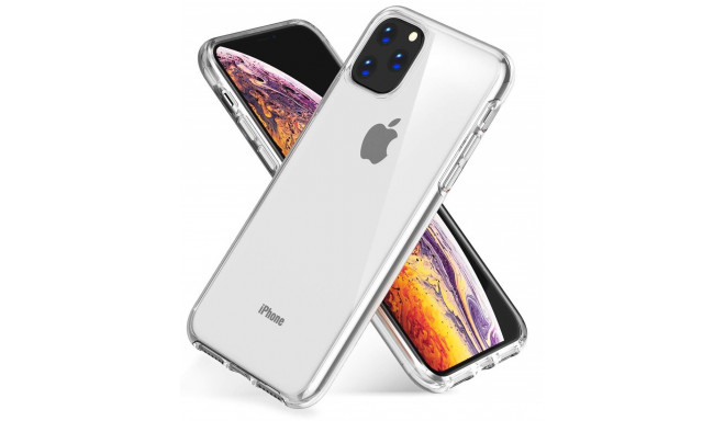 Fusion Ultra Back Case 1 mm Прочный Силиконовый чехол для Apple iPhone 11 Pro Прозрачный