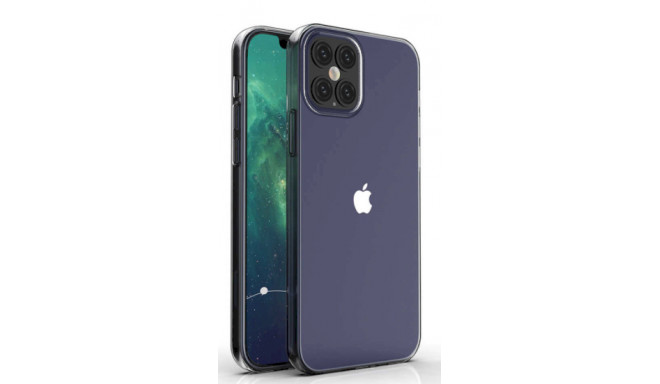 Fusion Ultra Back Case 1 mm Protect Silicone Case Apple iPhone 12 Pro Max läbipaistvale
