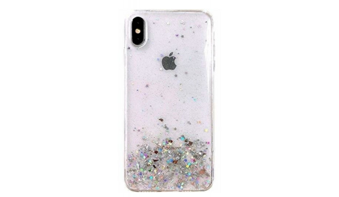 Fusion Glue Glitter ümbris silikoonist ümbris Apple iPhone 12 Pro Max läbipaistev