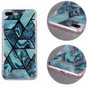 Fusion Geometric Marble ümbris silikoonist ümbris Apple iPhone 12 Pro Max rohelisele
